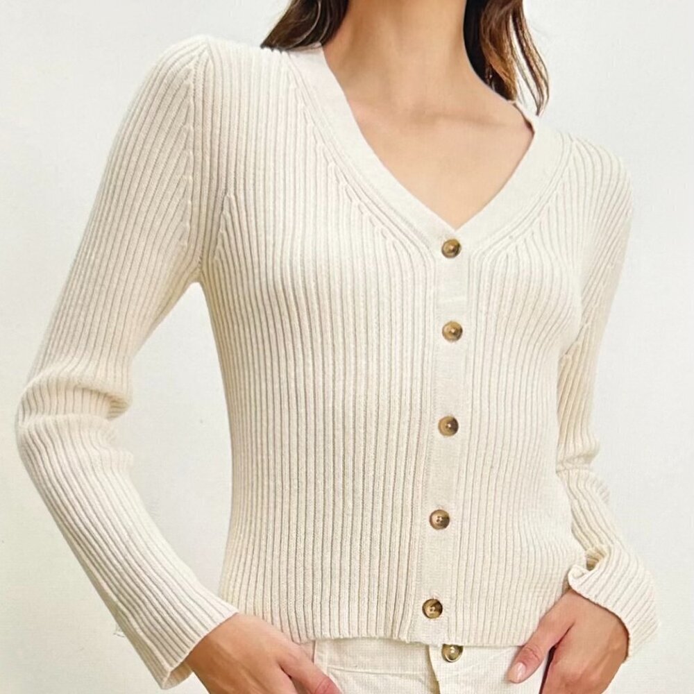 VELVET BY GRAHAM & SPENCER Women's Hydie Textured Cotton Cardigan,Size XL